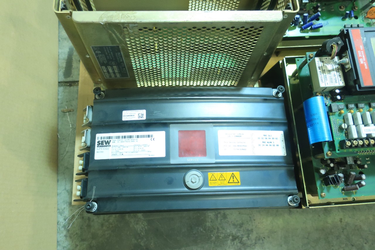 2 PALLETS OF ASSORTED ELECTRICAL SERVO DRIVE, CONTROLS, WIND TURBINE ...